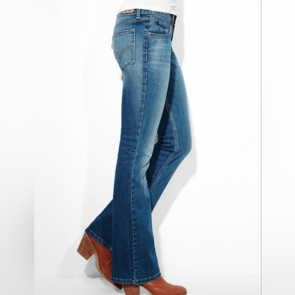 Levi's 518 women's Vintage Superlow Bootcut jeans junior's Size 11 M 30x32 - Picture 2 of 15